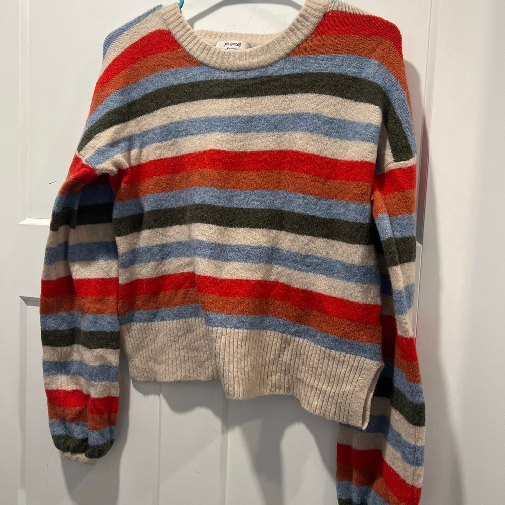 Madewell super soft sweater balloon sleeves